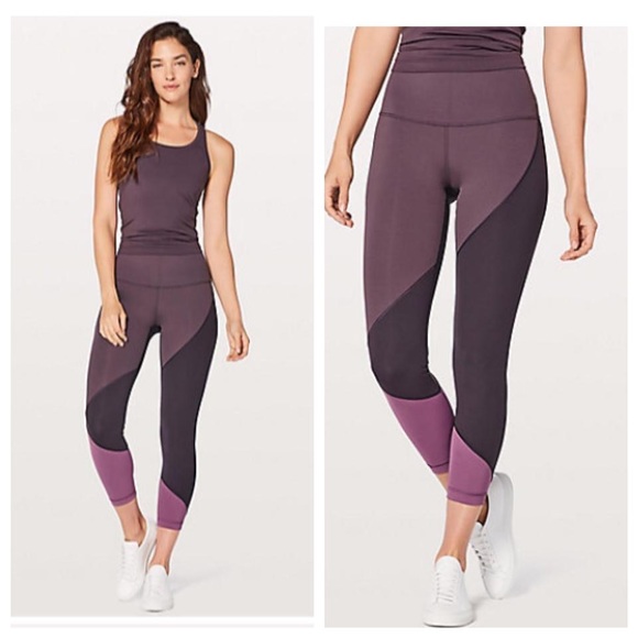 lululemon color block leggings